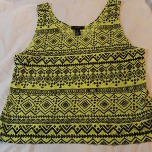 Geometric Print Tank Top